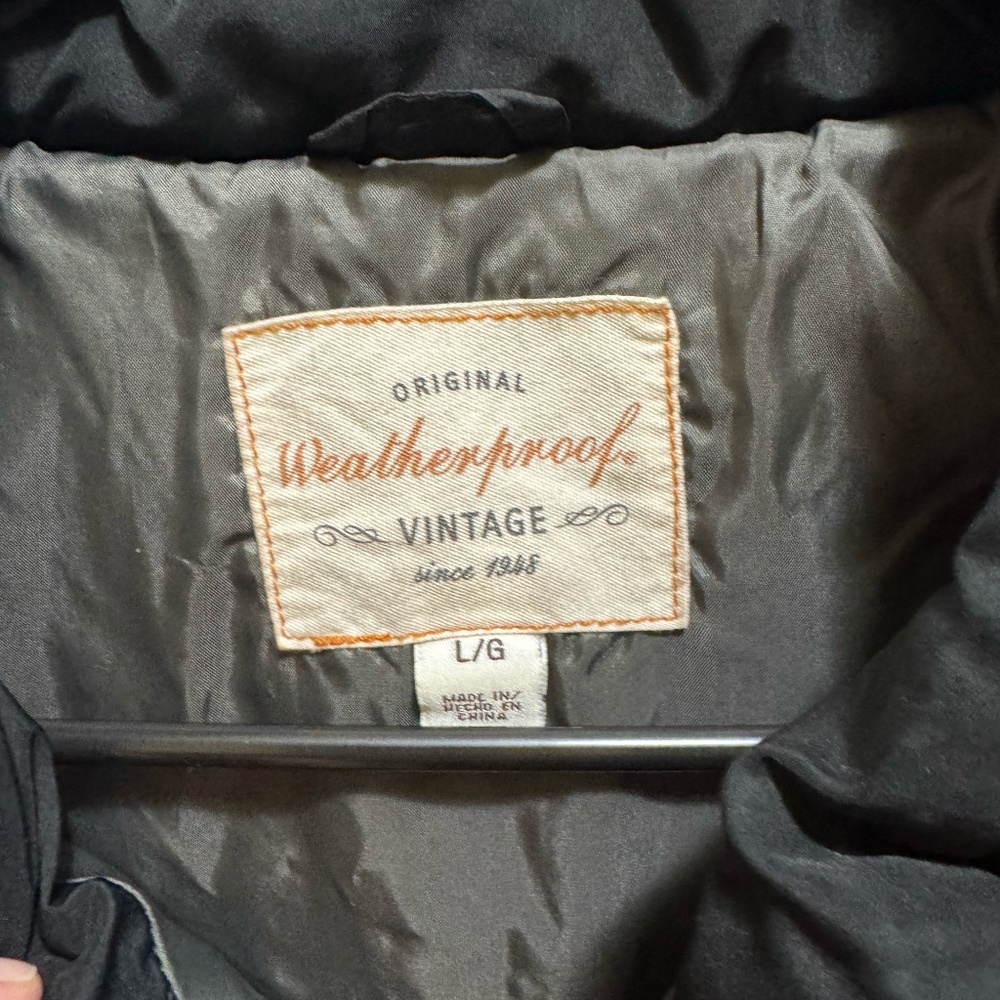 Weatherproof Vintage Black Vest - Large